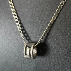 GUCCI グッチ ネックレス ペンダント アクセサリー カットアウトG Gリング 喜平デザイン シルバー SV925