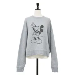 Ron Herman ロンハーマン スウェット グレー サイズ:XS / 23秋冬 R.H. Vintage ミッキー スウェットシャツ / Mickey Sweat プルオーバー 長袖 裏毛 コットン / トップス トレーナー コラボ【レディース】【中古】