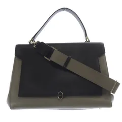 Anya Hindmarch バサースト ブラック レザーハンドバッグ 2way ANYA HINDMARCH CARCAR LEATHER 2WAY SHOULDER BAG/アニヤ