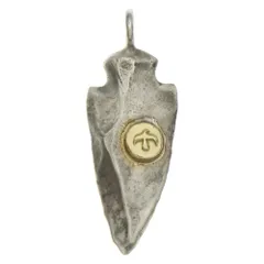 自身購入 Goro’s ゴローズ 金メタル付き ヤジリ 矢じり 小 フェザー 0226【金メタル付き矢じり】（名古屋店）