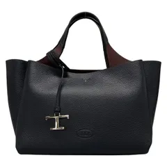 関税込★TOD'S★トッズ T タイムレス マイクロトートバッグ★BR 25SS モデル トッズ TOD'S マイクロ Tタイムレス レザ