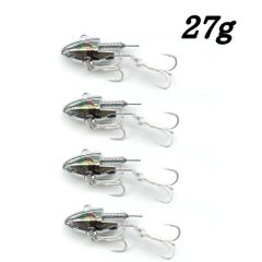 新製品！バイブレーションジグヘッド　シルバー27g4個セット！ コアマンVJ代用