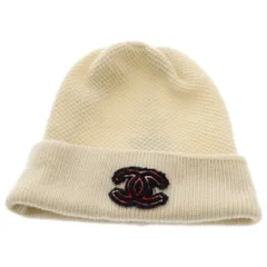 CHANEL (シャネル) ココマーク カシミヤ ニットキャップ ニット帽 