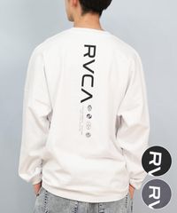 【ムラスポ公式】新品 RVCA ルーカ 長袖 Tシャツ メンズ バックプリント ユニセックス ムラサキスポーツ限定 BF041-159