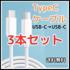 Type-C to タイプC ケーブル 1m 3本セット