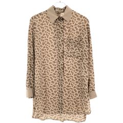 Chloe クロエ ペイズリープルオーバー シルクブラウス シャツ 36 Chloe クロエ ペイズリープルオーバー シルクブラウス シャツ