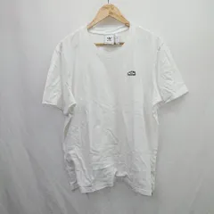 ◇ ⊂ adidas アディダス ワンポイント 半袖 Tシャツ サイズ2XO ホワイト メンズ E  【1506130003915】