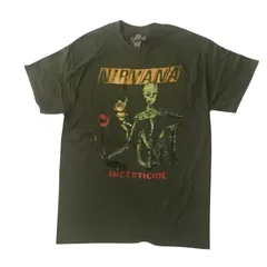 希少レア】00s Nirvana Nevermind RaglanTShirt