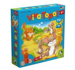 【中古品】ねことねずみの大レース Viva Topo! ボードゲーム