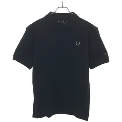 RAF SIMONS × FRED PERRY ラフシモンズ × フレッドペリー バックフォトパッチ ショートスリーブポロシャツ SM8127 ブラック Mのサムネイル