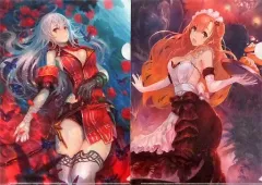 【中古】クリアファイル アーナス/リュリーティス 特製A4クリアファイル2種セット 「PS4/PS3/PS Vitaソフト よるのないくに」 ガストショップ購入特典