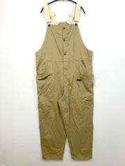 FREAK'S STORE フリークスストア 1243248900536 ワイドシルエット サイドポケット サロペット オーバーオール sizeM/ベージュ ■■メンズのサムネイル