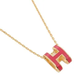 2023年最新】エルメス hermes ポップh ネックレス ピンクゴールド ...