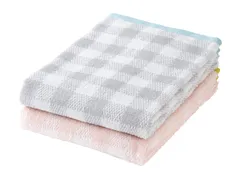 【人気商品】kosugizen ミニバスタオル クレールチェック 50×100㎝ 2色セット