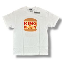 参考上代7700円 未使用品 RECOGNIZE 23SS KING OF DIGGIN TEE キングオブディギン Tシャツ ハンバーガープリント レコグナイズ RCG231-KODT ホワイト L 56659A3のサムネイル