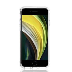 【在庫セール】JACRON iPhone SE ケース 第2世代 第3世代 iphone8 iphone7 ケース クリア アイフォンse ケース4.7インチ対応 クリアシリコンケース 薄型 柔軟 透明 TPU保護カバー 衝撃吸収 黄変しにくい 【ストラップホ