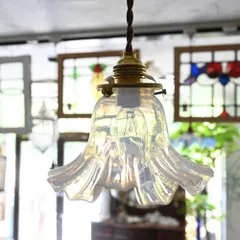 旧家 古民家アンティーク電傘 ソケット付き ミルクガラス ぼんぼり照明