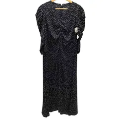 ミラオーウェン Mila Owen 24SS Vネック タック ギャザー ドット ワンピース レディース JPN：1 