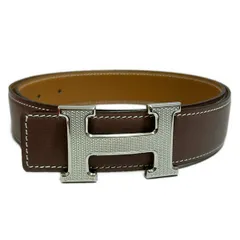 美品 レザーベルト HERMES エルメス 95 茶 本革 美品 レザーベルト HERMES エルメス 95 茶 本革