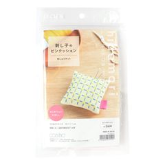 新品 LECIEN (ルシアン) hidamari 刺しゅうキット 刺し子のピンクッション 約7×7cm CSK98955 ホワイト