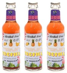 ノンアルコール　フルーツビール　トロピカ　ブルーベリー　TROPICA BLUEBERRY３本セット