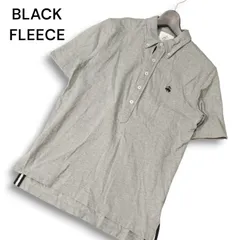 BLACK FLEECE ブラックフリース ブルックスブラザーズ トムブラウン 春夏★ 半袖 ボタンダウン ポロシャツ Sz.S位 メンズ 灰