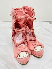 マイメロ　マイメロディー　サンリオ　パンプス　ブーツ　24〜24.5cm