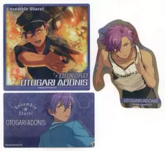 【中古】シール・ステッカー 乙狩アドニス メタルステッカーセット(3枚組) 「あんさんぶるスターズ!」