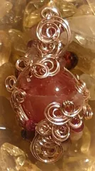 インカローズ（10mm） ペンダント