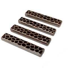 【人気商品】Tribetter 箸置き おしゃれ 4個セット スプーンレスト ナイフレスト カトラリーレスト 和食器 レストラン 喫茶店（ブラック）