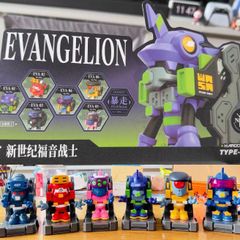 海外限定 被りなし6種セット WASA EVANGELION フィギュア スマホスタンド ブラインドBOX エヴァンゲリオン 海外 限定 初号機　零号機　二号機　三号機　Mark.06 八号機 暴走初号機