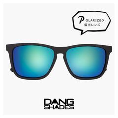【新品】 ダンシェイディーズ 偏光サングラス vidg00378 RECOIL リコイル DANG SHADES 偏光 サングラス dangshades メンズ レディース ウェリントン型 フレーム ミラーレンズ ブラック 黒 フレーム uvカット