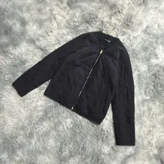 【良品】NANO UNIVERSE ナノユニバース  キルティングジャケット【F】大人カワイイ  黒系  ブラック  【送料無料】