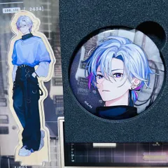 2時だとか 不破湊 狂騒RIOT アクスタ＆缶バッジ にじさんじ