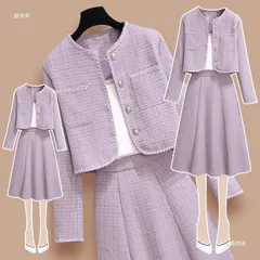 スーツセット レディース ビジネススーツ スカートセット 事務服 2点セット 着痩せ フォーマル オフィス 春秋新作 大人かわいい お洒落