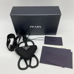 ●PRADA プラダ スマートフォンケース 1ZT054 2DMJ ナイロン ミニポーチ付き ショルダーポーチ トライアングルロゴ F0002/NERO ブラック 【中古】Aランク　10_41