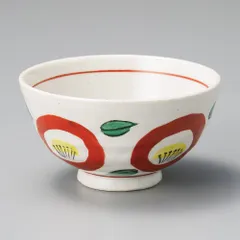 茶道具 椿花絵 茶碗 茶道具 椿花絵 茶碗
