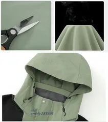 マウンテンメンズ レディース フード付き ジャケット アウトドア ミリタリージャケット キャンプ 撥水 インナー取り外し可 登山 ant4y285695