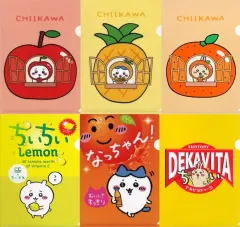 【中古】クリアファイル 全6種セット A4クリアファイル 「ちいかわ なんか小さくてかわいいやつ×サントリーフーズ」 対象商品購入特典