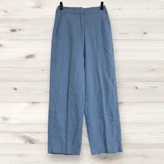 C1360 ザラ ZARA カジュアルパンツ ズボン (SS XS) 青 無地