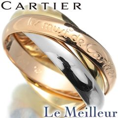 カルティエ トリニティ リング 指輪 K18 12号 Cartier 中古 プレラブド 返品OK