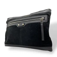 BALENCIAGA バレンシアガ　キャンバス　クラッチバッグ 美品 関税込】新作◇BALENCIAGA◇バレンシアガ ロゴ クラッチバッグ
