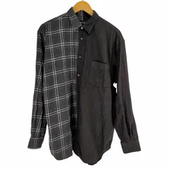 ビームス BEAMS アシンメトリーチェックネルシャツ メンズ JPN：M のサムネイル
