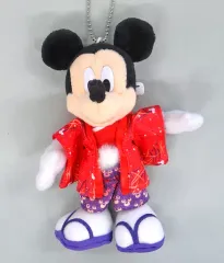 【中古】ぬいぐるみ ミッキーマウス(2014年正月ver.) ぬいぐるみバッジ 「ディズニー」 東京ディズニーリゾート限定