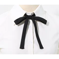 ☆ ブラック ☆ リボン ワンタッチ ワンタッチ リボン スクールリボン リボンタイ 制服 アジャスター 女子 学生 学生服 入学式 卒業式 ブラウス 女子高生 高校生 中学生 コスチューム 無地 細め セーラー服 衣装 学園祭 オシャレ おしゃれ