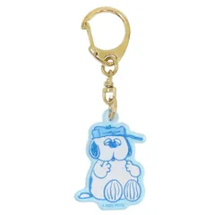 【メール便】スヌーピー キーリング アクリルキーミニキーホルダー オラフ Myselect ピーナッツ マリモクラフト プレゼント かわいい キャラクター グッズ 