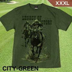 GENJU XXXLサイズ 競馬 凱旋門賞 天皇賞 皐月賞 G1 メンズ ターフ クラシック Tシャツ 半袖 Legacy of victory 