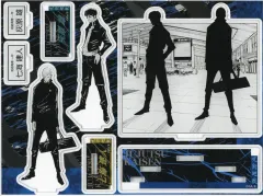 【中古】アクリルスタンド・アクリルパネル 七海建人＆灰原雄(高専時代ver.) アクリルフィギュア2体セット-the scene- 「呪術廻戦」 ジャンプキャラクターズストア限定