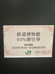 【お得❣️】  JR東日本　東京ステーションギャラリー　入館割引券　1枚　半額のサムネイル