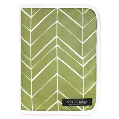 COLORFUL CANDY STYLE 新品   マルチケース 母子手帳ケース ファスナータイプ フェザーライン フェザー グリーン ナチュラル カバー ブランド おしゃれ シンプル 2人分 2人用 大きめ お薬手帳ケース 通帳 お薬手帳 通帳 保険証